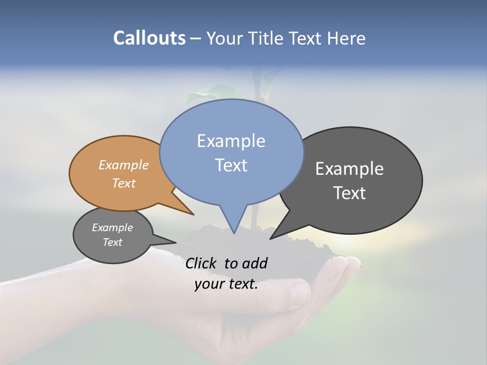 Vegetable Sun Field PowerPoint Template