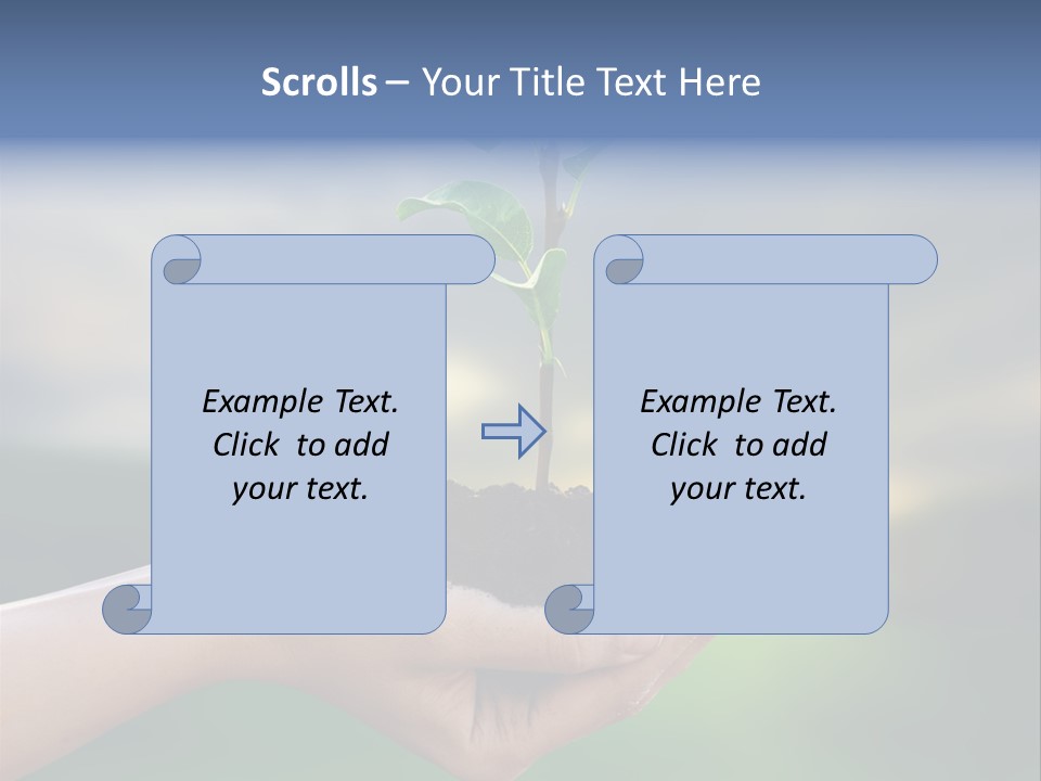 Vegetable Sun Field PowerPoint Template