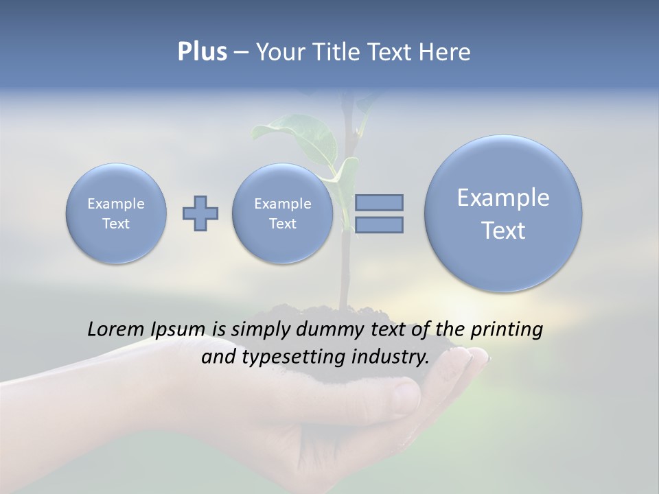 Vegetable Sun Field PowerPoint Template