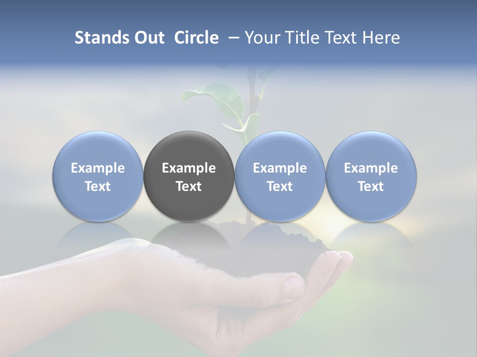 Vegetable Sun Field PowerPoint Template