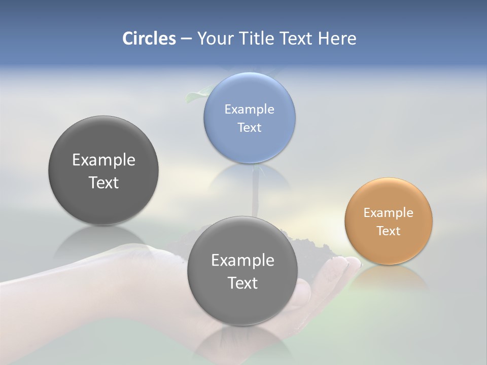 Vegetable Sun Field PowerPoint Template
