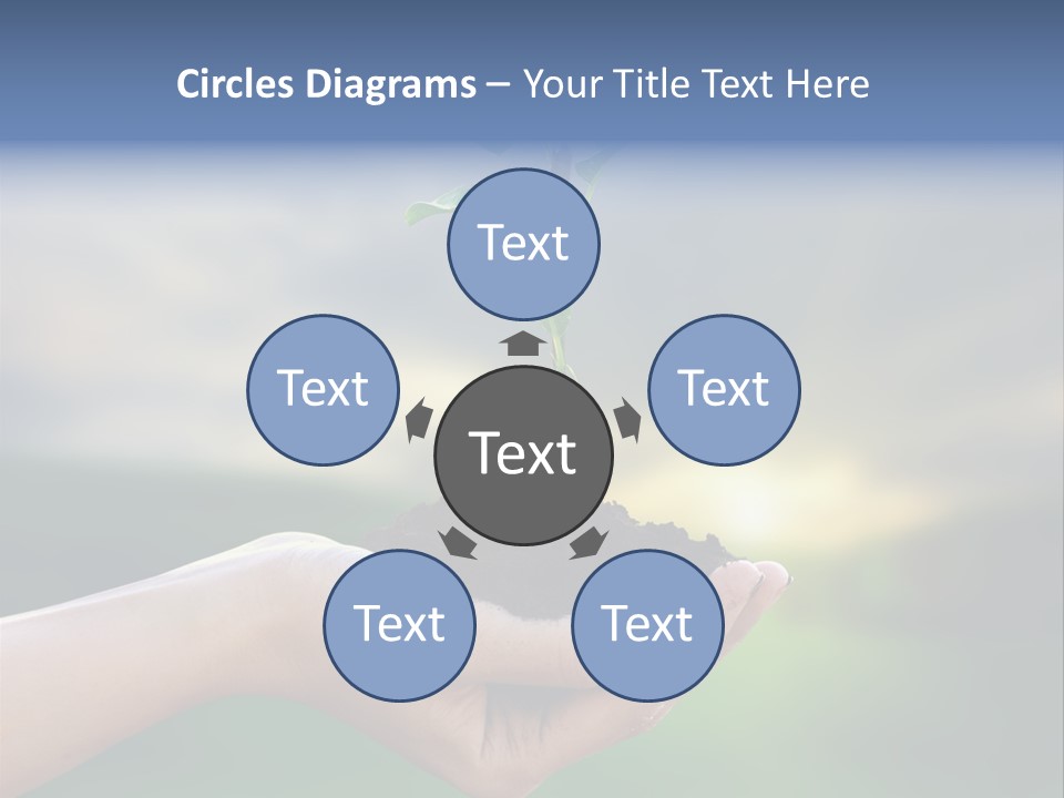 Vegetable Sun Field PowerPoint Template