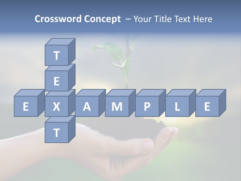 Vegetable Sun Field PowerPoint Template