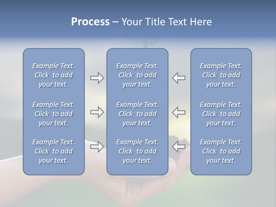Vegetable Sun Field PowerPoint Template
