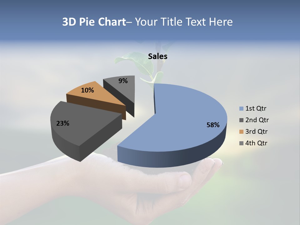 Vegetable Sun Field PowerPoint Template