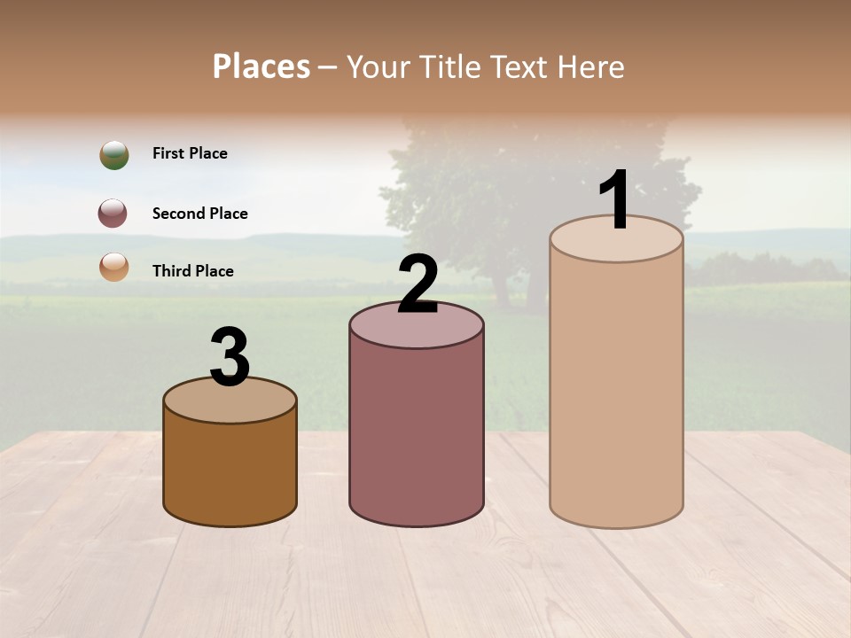 Summer Countryside Sky PowerPoint Template