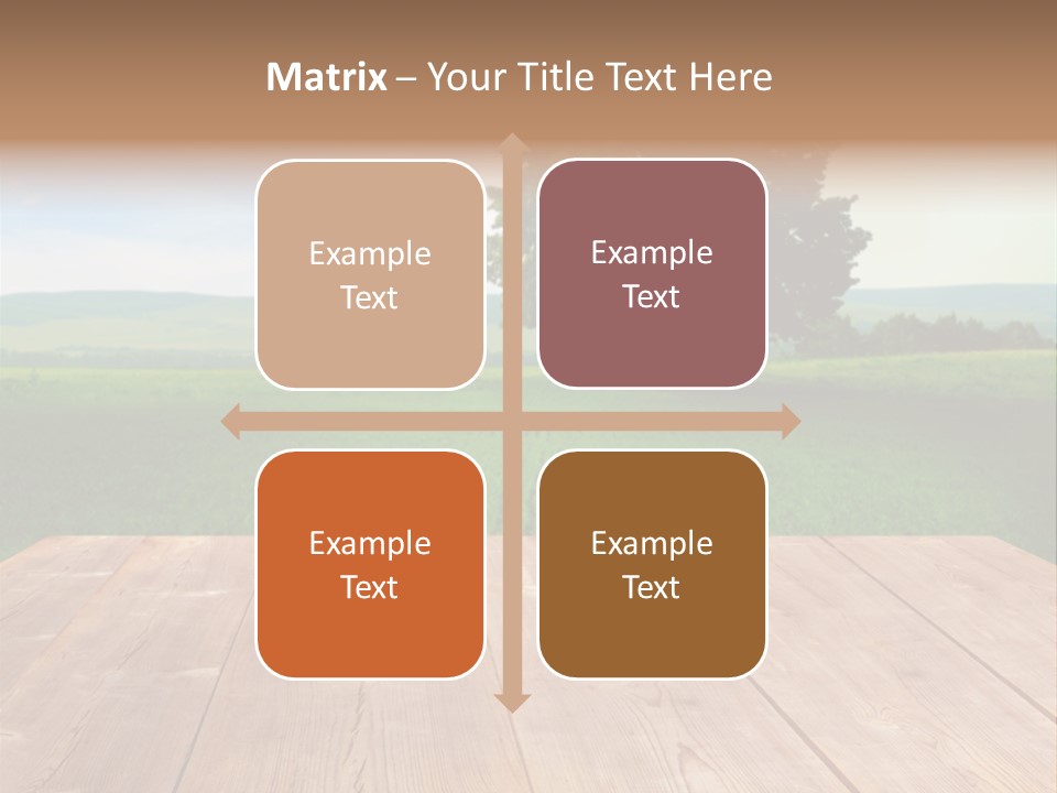 Summer Countryside Sky PowerPoint Template