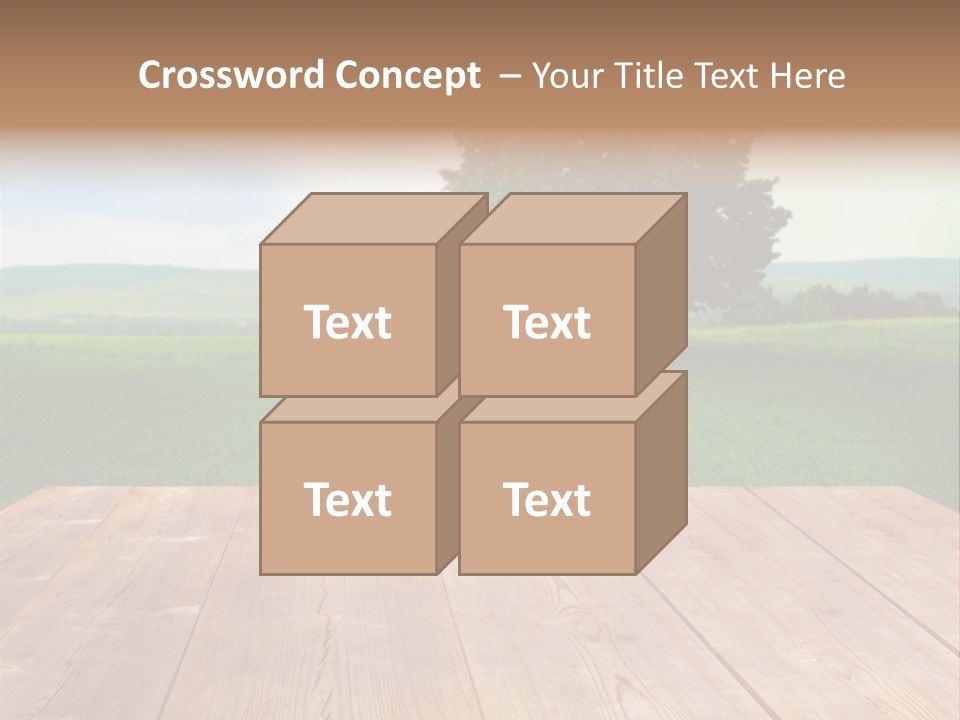 Summer Countryside Sky PowerPoint Template