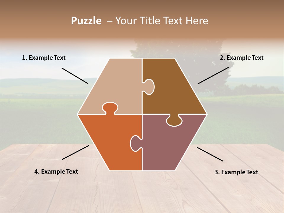 Summer Countryside Sky PowerPoint Template