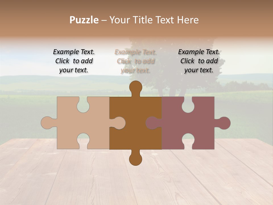 Summer Countryside Sky PowerPoint Template