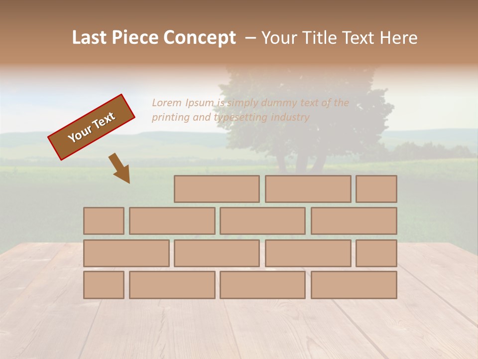 Summer Countryside Sky PowerPoint Template