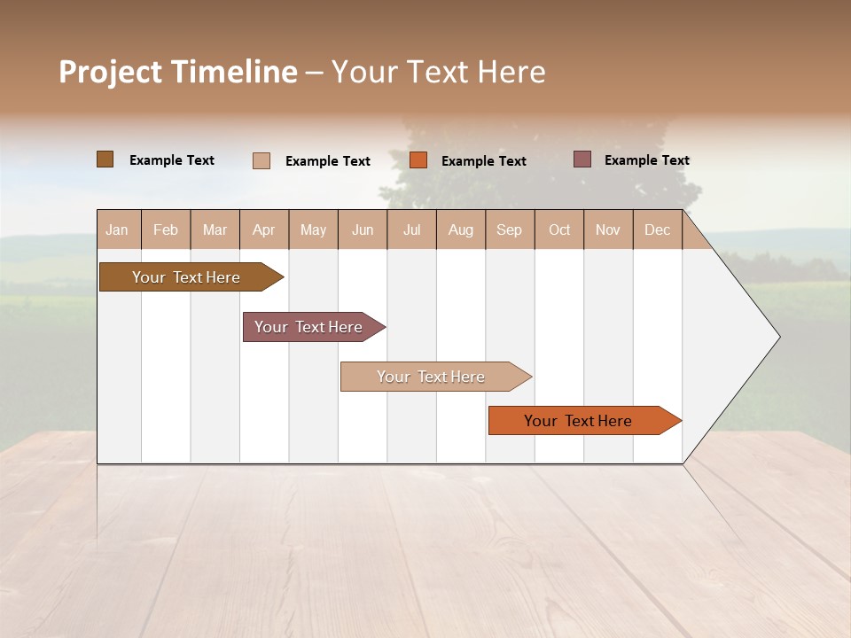 Summer Countryside Sky PowerPoint Template