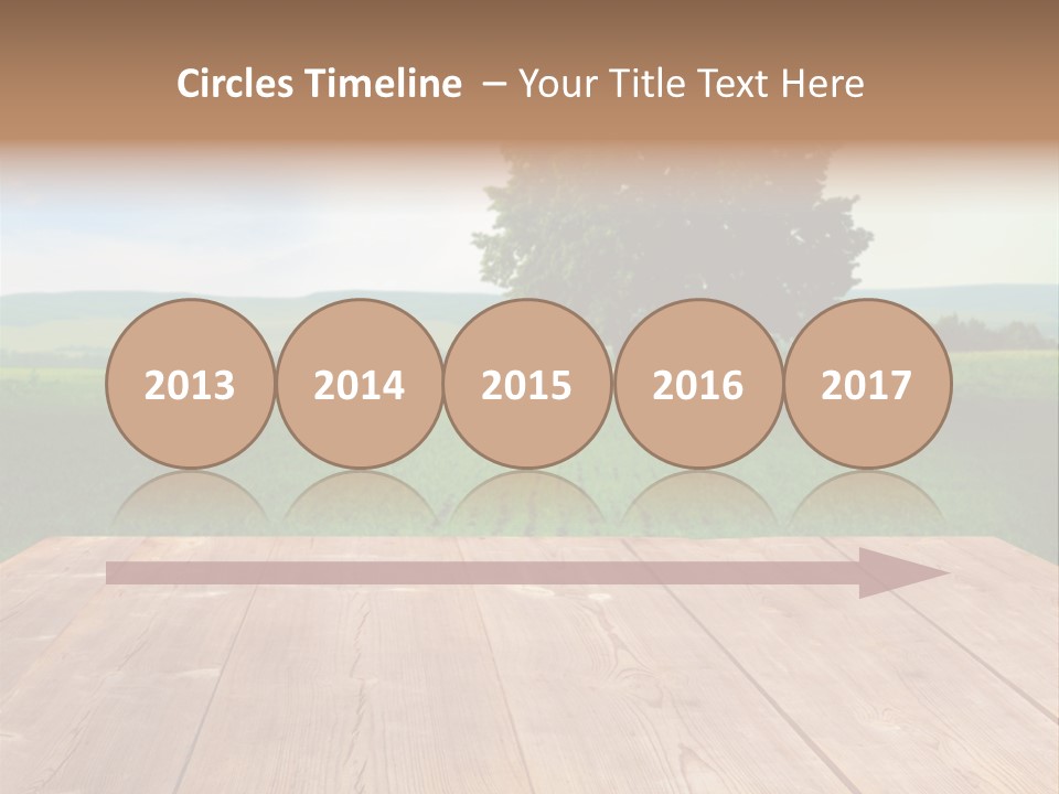 Summer Countryside Sky PowerPoint Template