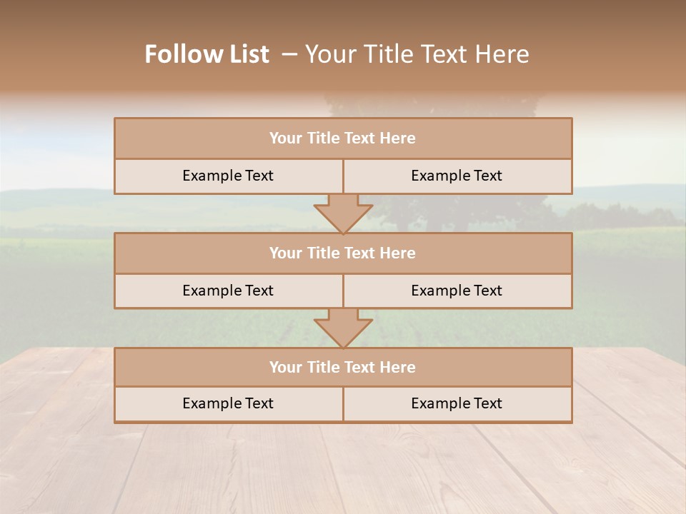 Summer Countryside Sky PowerPoint Template