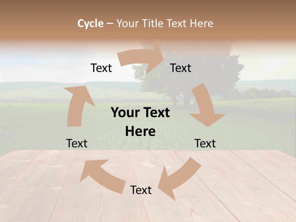 Summer Countryside Sky PowerPoint Template