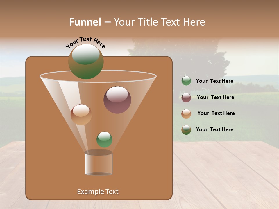 Summer Countryside Sky PowerPoint Template