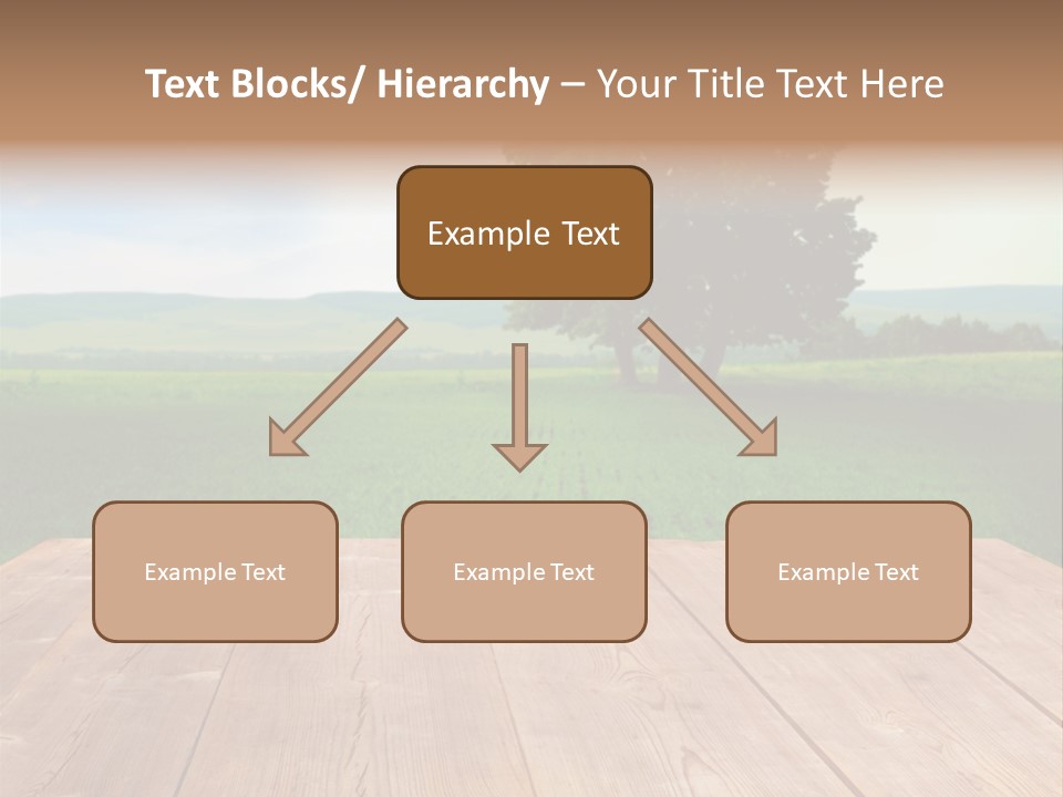 Summer Countryside Sky PowerPoint Template