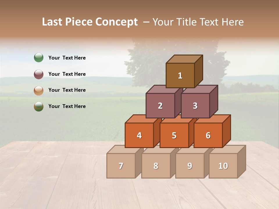 Summer Countryside Sky PowerPoint Template