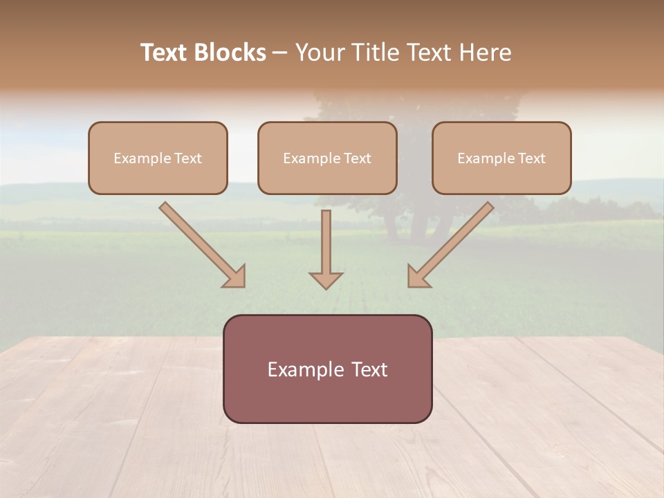 Summer Countryside Sky PowerPoint Template