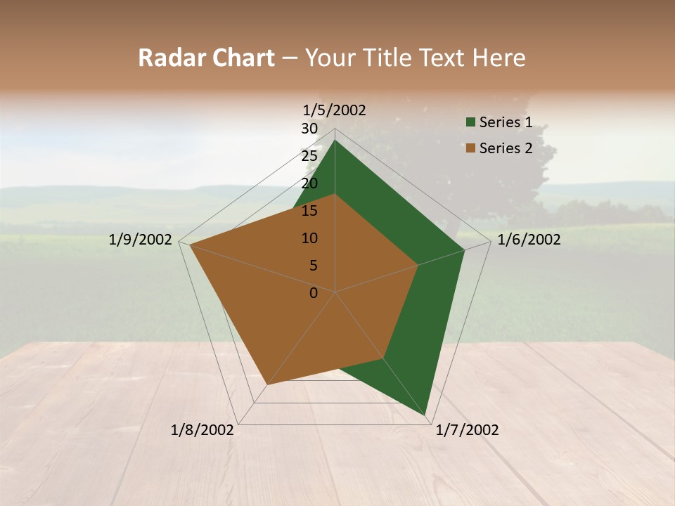 Summer Countryside Sky PowerPoint Template