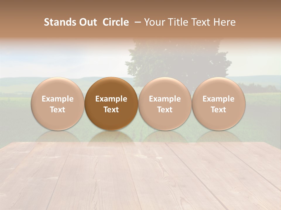 Summer Countryside Sky PowerPoint Template