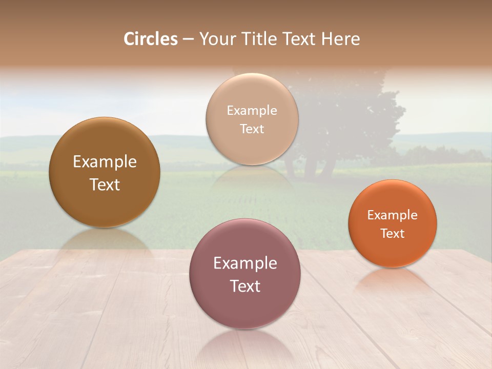 Summer Countryside Sky PowerPoint Template