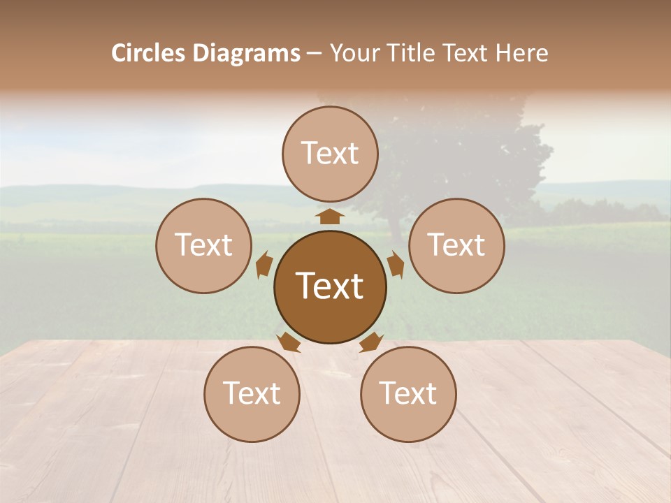 Summer Countryside Sky PowerPoint Template