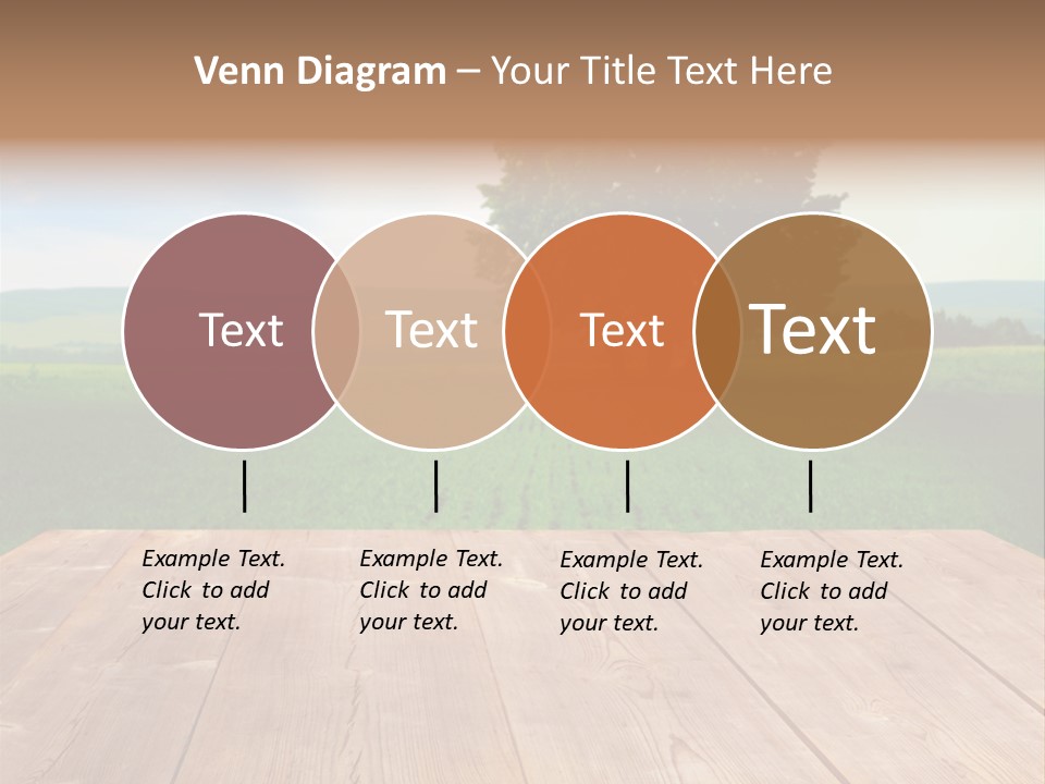 Summer Countryside Sky PowerPoint Template
