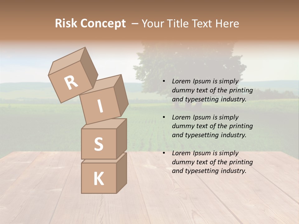 Summer Countryside Sky PowerPoint Template