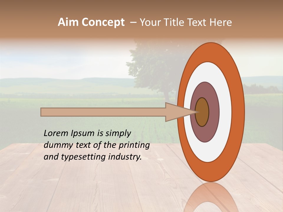 Summer Countryside Sky PowerPoint Template