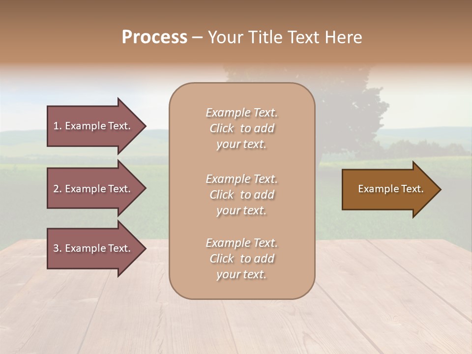 Summer Countryside Sky PowerPoint Template