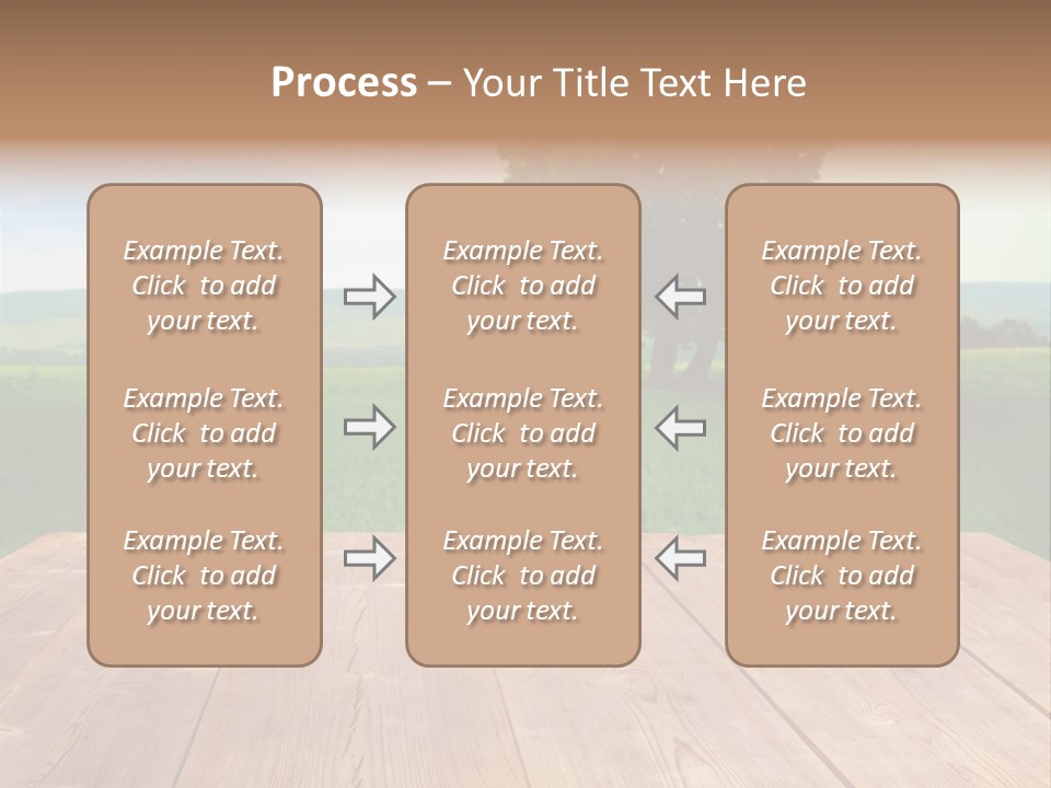 Summer Countryside Sky PowerPoint Template