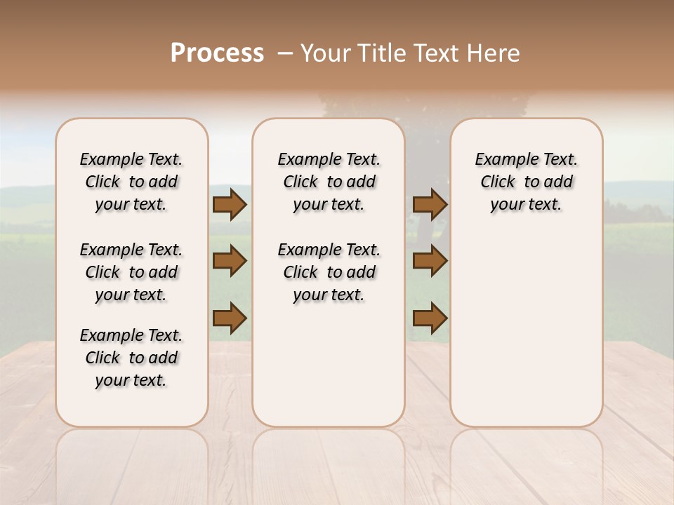Summer Countryside Sky PowerPoint Template