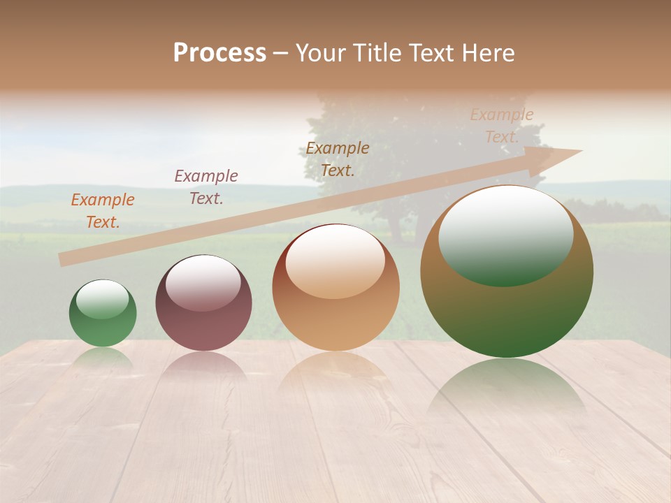 Summer Countryside Sky PowerPoint Template