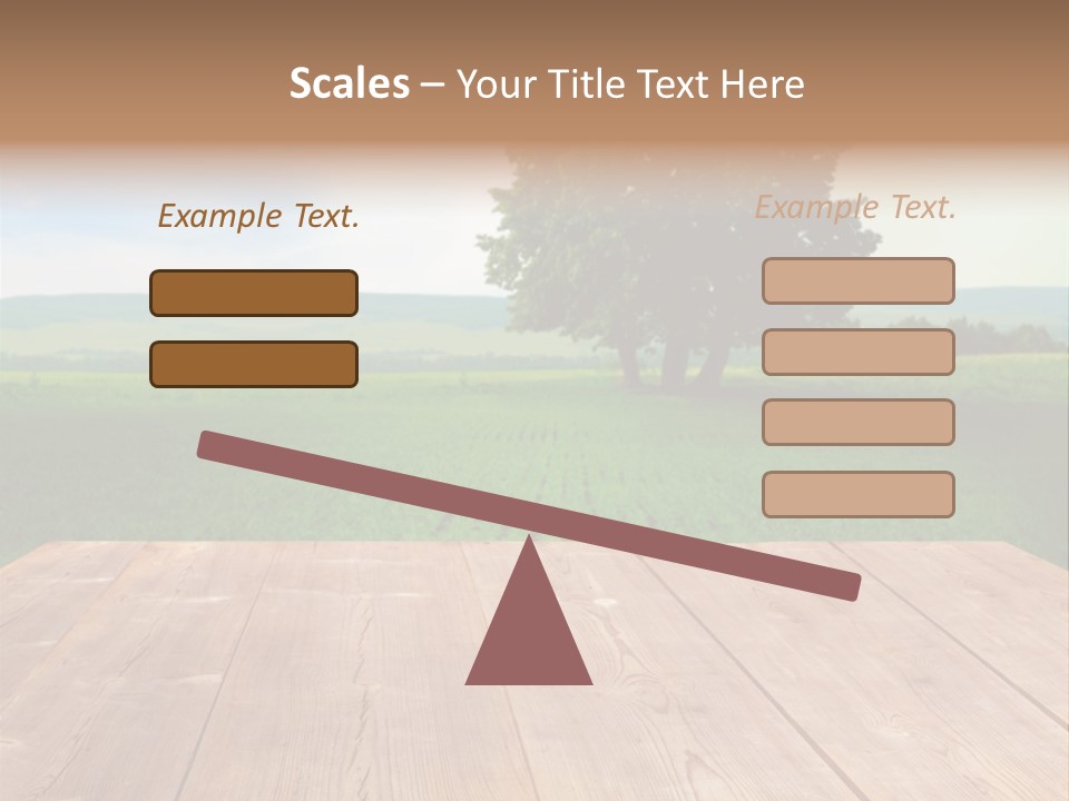 Summer Countryside Sky PowerPoint Template