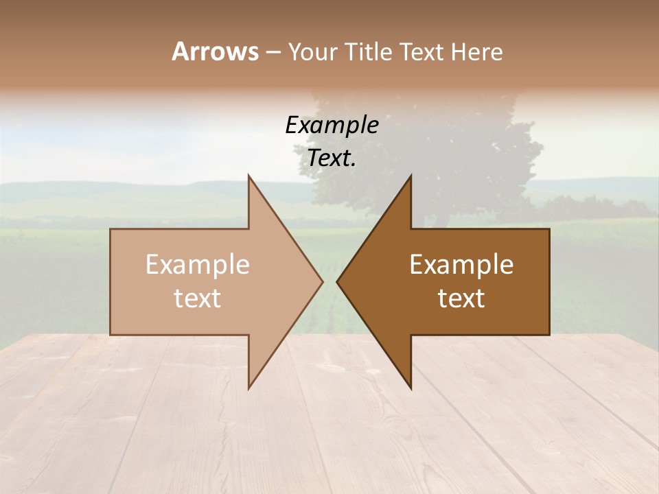 Summer Countryside Sky PowerPoint Template