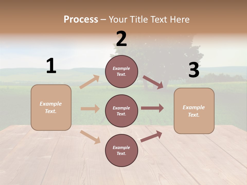 Summer Countryside Sky PowerPoint Template