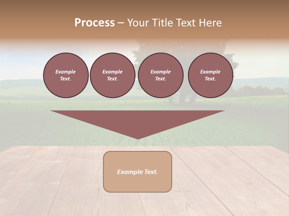 Summer Countryside Sky PowerPoint Template