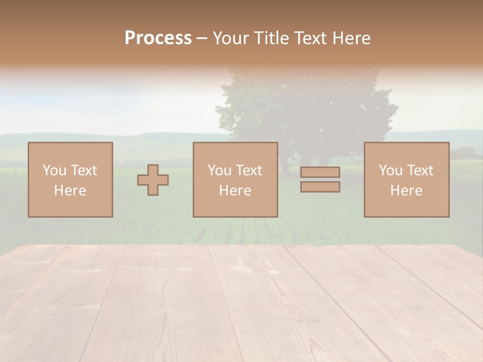 Summer Countryside Sky PowerPoint Template