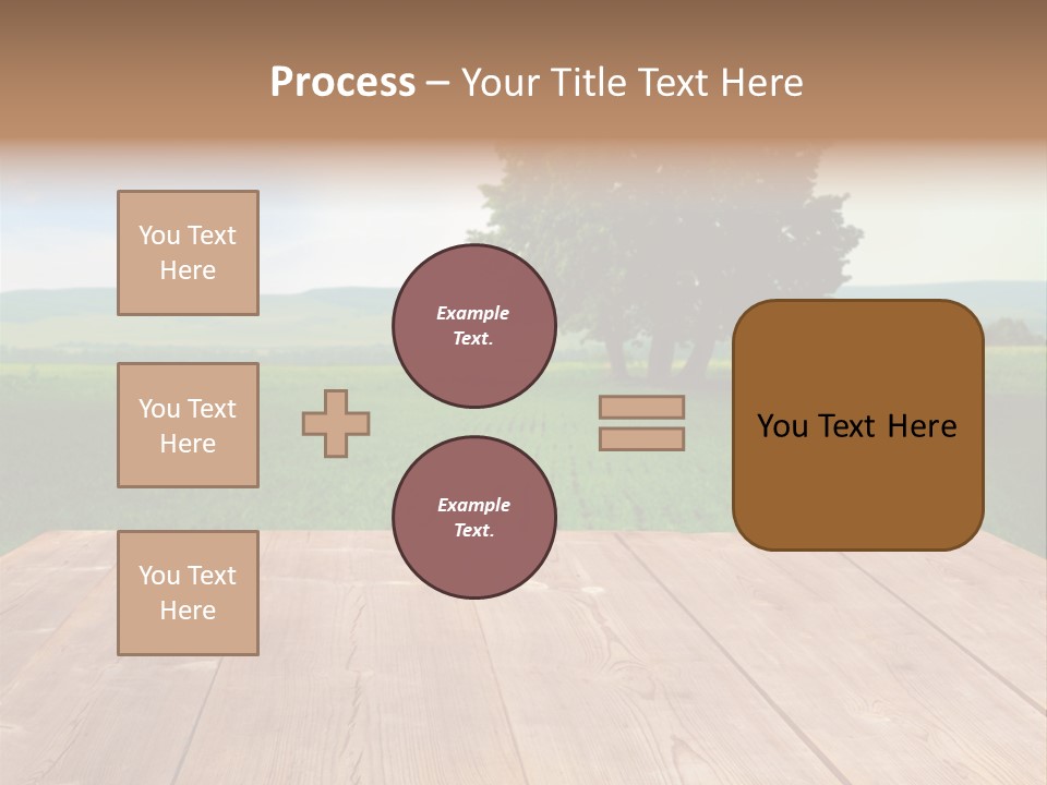 Summer Countryside Sky PowerPoint Template