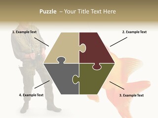Leisure Gold Fish Hunting PowerPoint Template