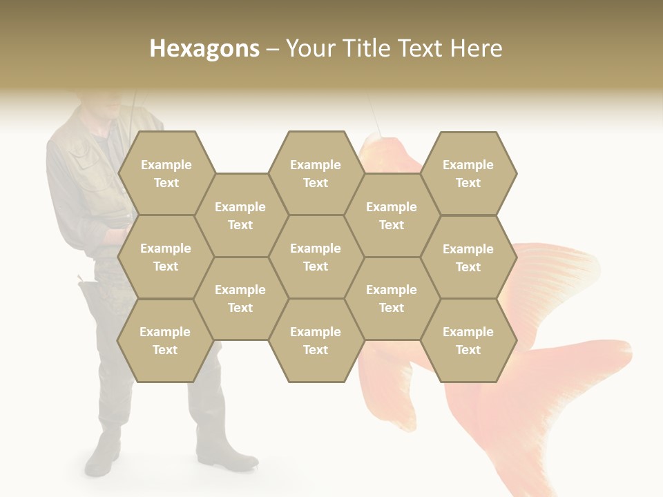 Leisure Gold Fish Hunting PowerPoint Template