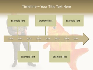 Leisure Gold Fish Hunting PowerPoint Template