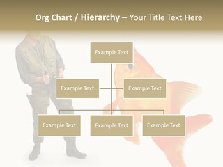 Leisure Gold Fish Hunting PowerPoint Template