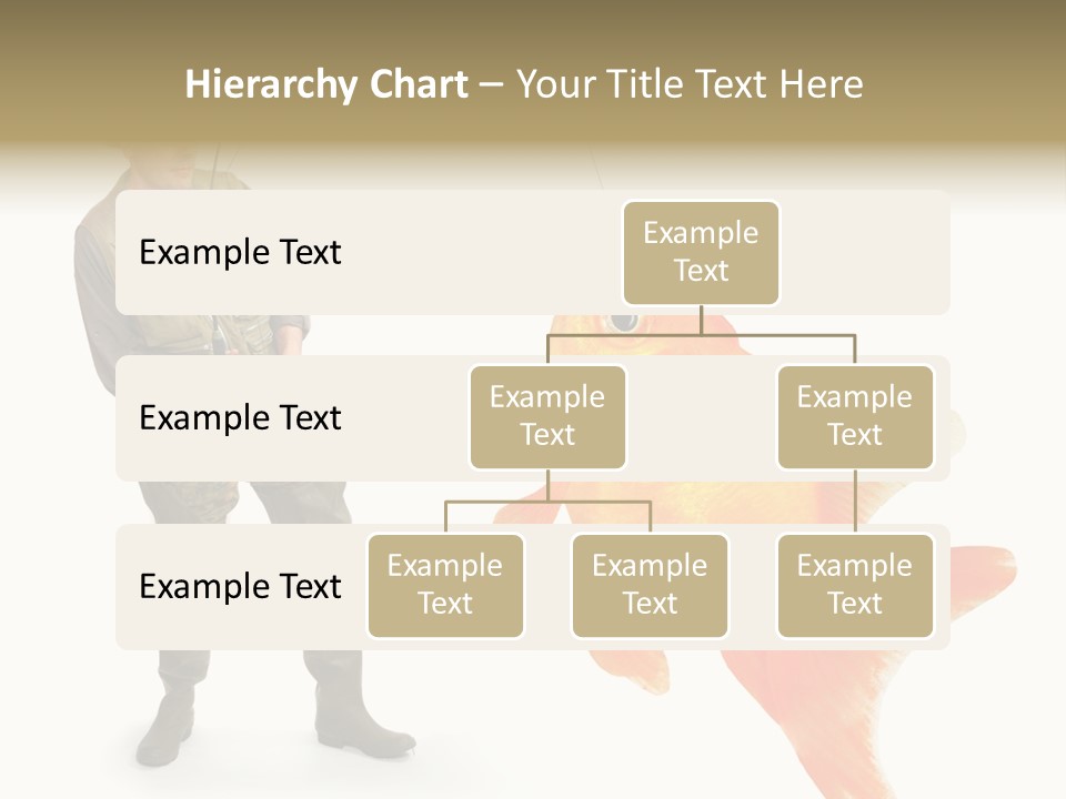 Leisure Gold Fish Hunting PowerPoint Template