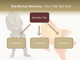 Leisure Gold Fish Hunting PowerPoint Template