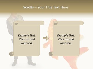 Leisure Gold Fish Hunting PowerPoint Template