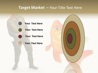 Leisure Gold Fish Hunting PowerPoint Template
