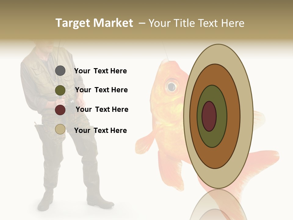 Leisure Gold Fish Hunting PowerPoint Template