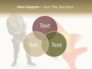 Leisure Gold Fish Hunting PowerPoint Template